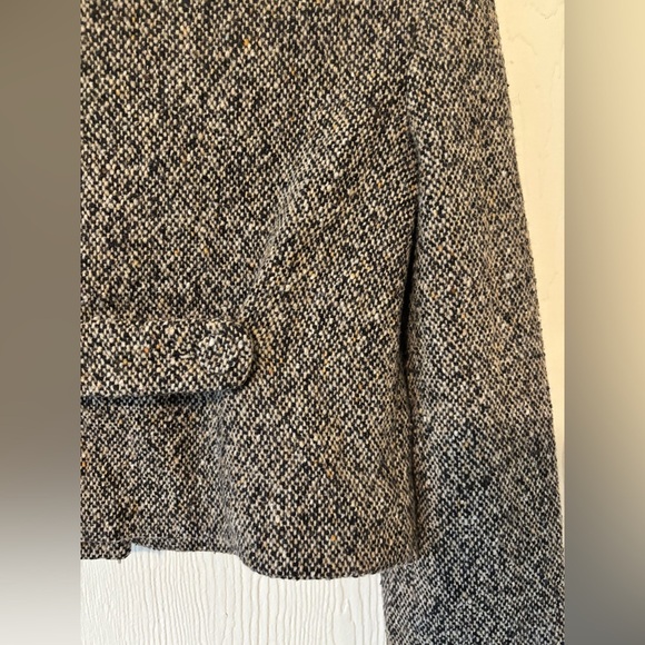 Club Monaco Wool Peppered Tweed Cropped Button Up Cardigan Jacket Top - Picture 8 of 10